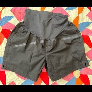 Black Maternity Shorts